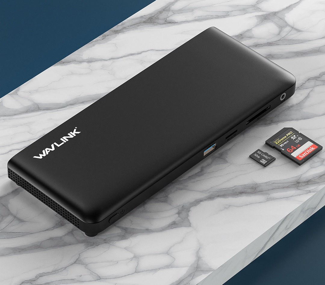 UMD02 USB-C 4K Triple Display Multi-function Dock - Home and